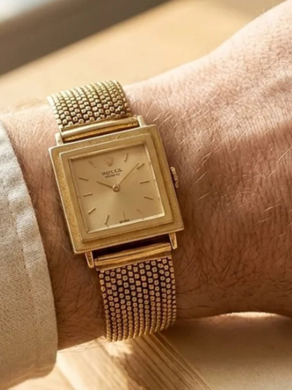 ROLEX 14K Yellow Gold Wristwatch, circa 1960s, À Stunning Heirloom